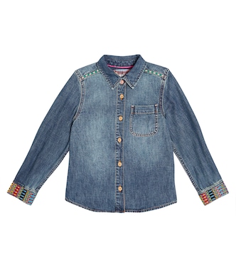 Embroidered denim shirt | Scotch & Soda Kids