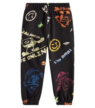 Adan printed cotton jersey sweatpants | Molo