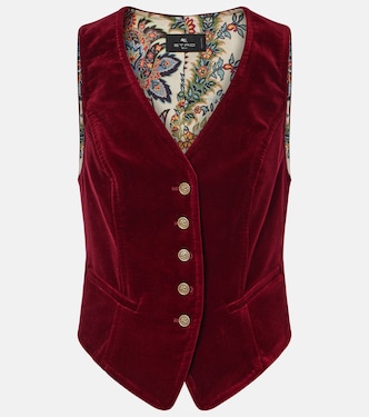 Cotton velvet vest | Etro
