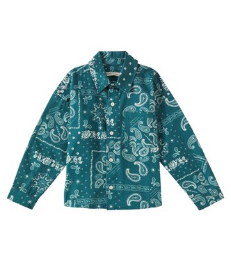 Paisley printed denim shirt | The New Society