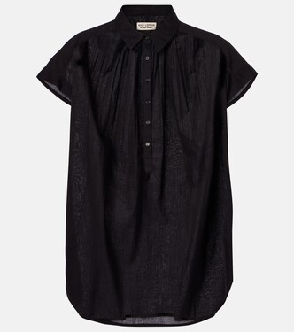 Normandy shirred cotton blouse | Nili Lotan