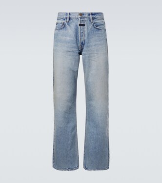 Faded mid-rise straight jeans | Fear of God