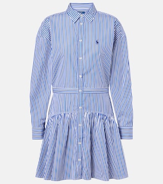 Striped cotton shirt dress | Polo Ralph Lauren