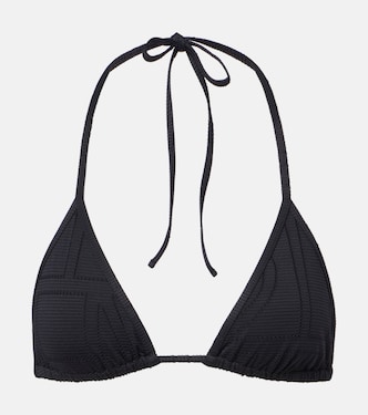 Monogram pointelle bikini top | Toteme