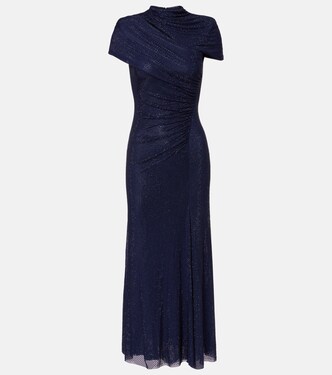 Robe midi à cristaux | Self-Portrait