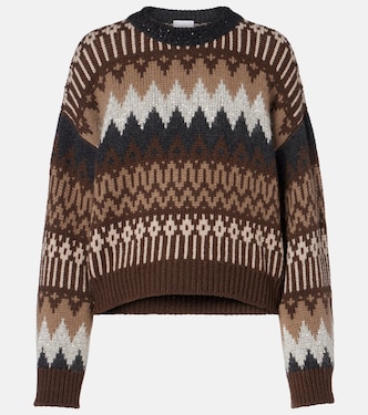 Pullover aus Jacquard | Brunello Cucinelli