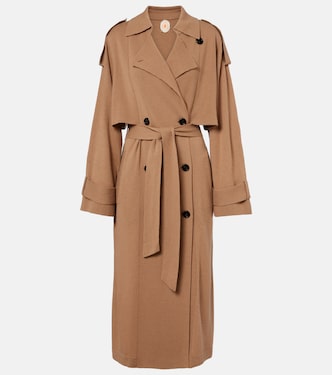Belted wool and cashmere trench coat | Jardin des Orangers