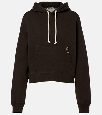 Cropped cotton hoodie | JW Anderson