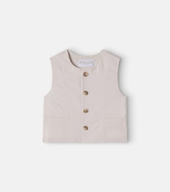 Baby Elice cotton vest | Bonpoint
