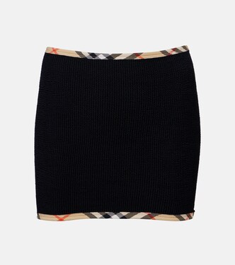 x Hunza G pareo Devyn con Burberry Check | Burberry