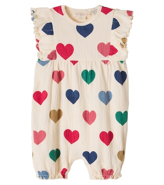 Baby Chleo printed cotton-blend playsuit | Konges Sløjd
