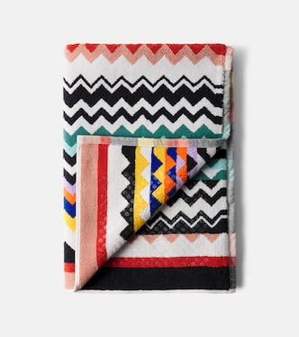 Zigzag cotton terry bath mat | Missoni