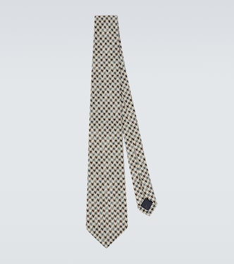 Houndstooth silk tie | Dunhill