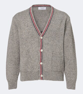 Hector intarsia wool and mohair cardigan | Thom Browne