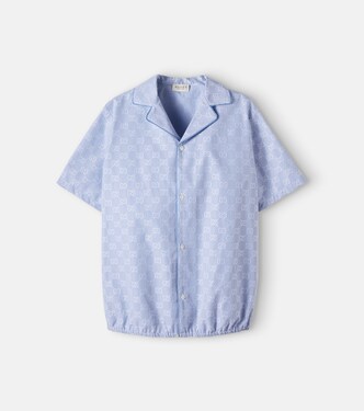 Hemd GG aus Baumwollpopeline | Gucci Kids