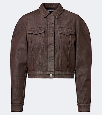 Ovalo cropped denim jacket | Jacquemus