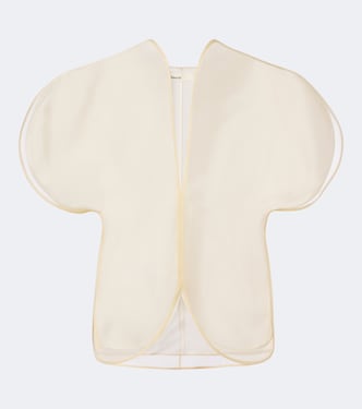 Briar silk organza top  | Khaite