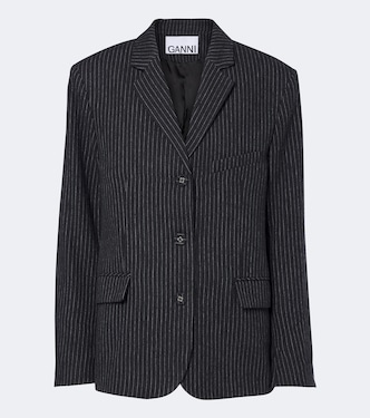 Blazer aus Flanell | Ganni