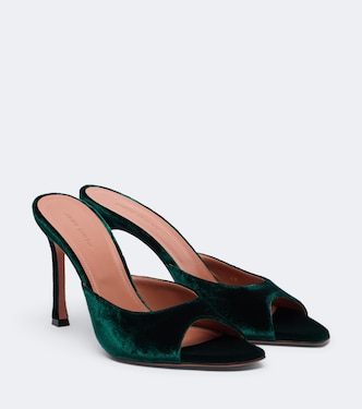 Alexa velvet mules | Amina Muaddi