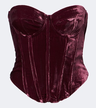 Bustier de terciopelo | Rotate