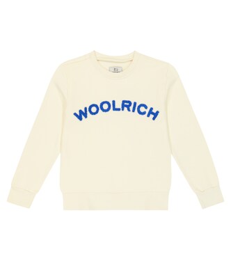 Sweat-shirt en coton à logo | Woolrich Kids