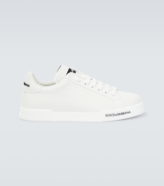 Logo leather sneakers | Dolce&Gabbana