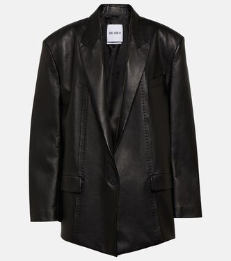 Oversized leather blazer | The Attico