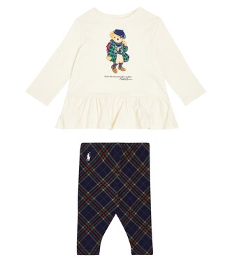 Baby Set Polo Bear aus Top und Leggings | Polo Ralph Lauren Kids