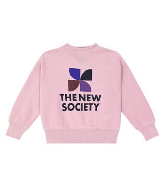 Amara logo cotton jersey sweatshirt | The New Society
