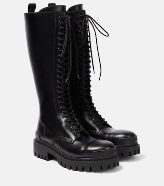 Schnürstiefel Strike aus Leder | Balenciaga