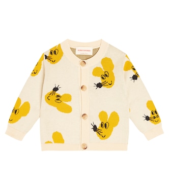 Baby jacquard cotton cardigan | Bobo Choses