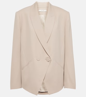 Double-breasted crêpe blazer | The Sei