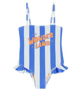 Wonderland striped swimsuit | Tinycottons