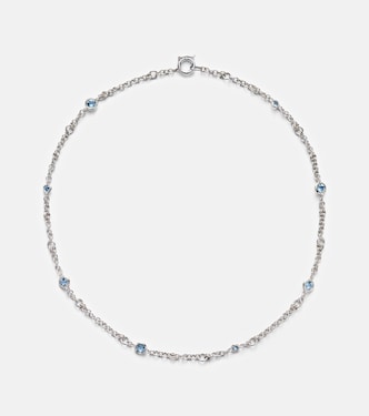 Collier Gravity Estrella en argent sterling et aigue-marines | Spinelli Kilcollin