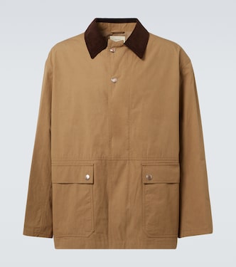 Frank corduroy-trimmed cotton jacket | The Row