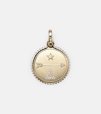 Dream Medium 18kt gold pendant with diamonds | FoundRae