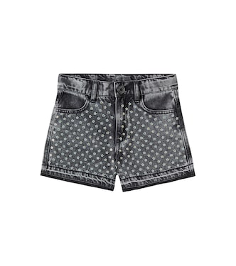 Embellished denim shorts | Marc Jacobs Kids