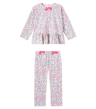 Floral cotton top and pants set | Konges Sløjd