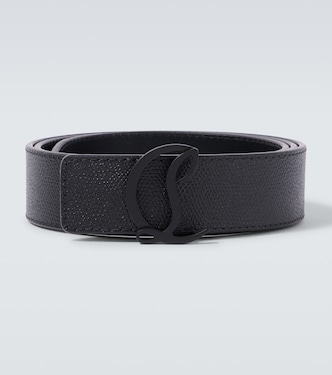 Mooncrest reversible leather belt  | Christian Louboutin
