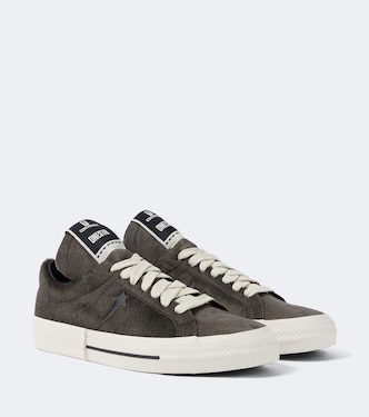 x Converse zapatillas de pelo de becerro | Rick Owens