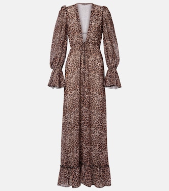 Robe de plage Berta à motif léopard | Bananhot