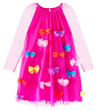 Bow-detail tulle dress | Stella McCartney Kids