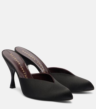 Sitting Pretty satin mules | Herbert Levine