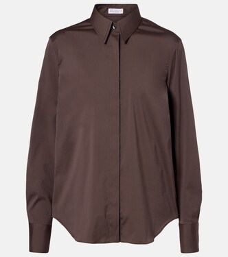 Hemd Monili aus einem Baumwollgemisch | Brunello Cucinelli