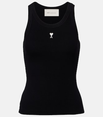 Ami de Cœur cotton jersey tank top | Ami Paris