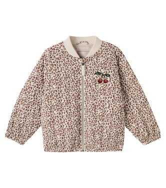 Juno leopard-print sequined bomber jacket | Konges Sløjd