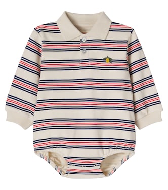 Baby Spotty striped cotton romper | Konges Sløjd