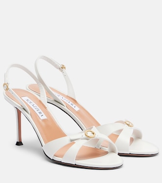 Iza leather slingback sandals | Aquazzura