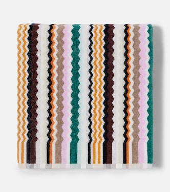 Aura Zigzag cotton terry bath towel | Missoni