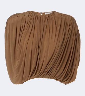 Draped jersey crop top | Magda Butrym